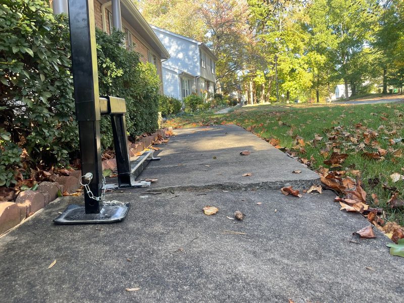Sidewalk and walkway leveling in Houston